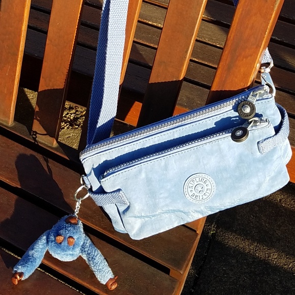 Kipling Handbags - Kipling Crossbody Bag Light Blue
